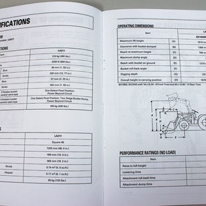 Kubota La211 Front End Loader Operators Maintenance Manual Book - Etsy