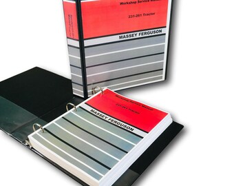 Massey Ferguson 231 261 Tractor Service Manual Repair Shop Technical Workshop