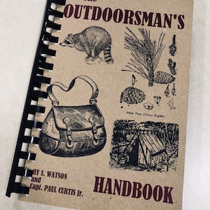 Vintage Woodcraft Outdoorsman Handbook Camping Cooking Fishing Hunting Equipment