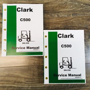 Clark C500-Y40 C500-Hy40 Heftruckservice Reparatiewerkplaatshandleiding C500Y40 C500Hy40