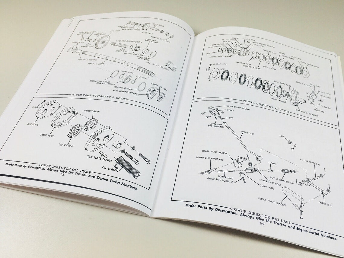 I&T ALLIS CHALMERS D-10 D-12 Trattore Manuale Di - Foto 4