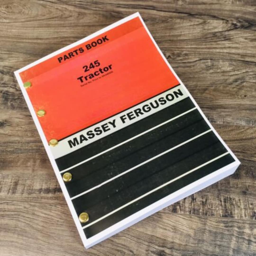 MASSEY FERGUSON 245 PARTS MANUAL PDF visual data 2