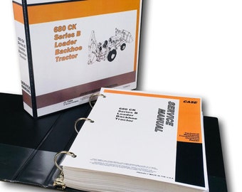 Case 680B Ck Loader Backhoe Service Technical Manual Repair Shop In Binder