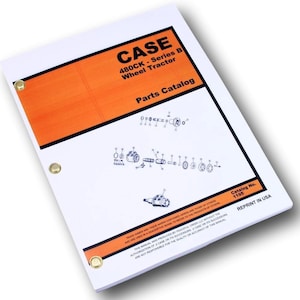 Case 480B 480Ck 480 Series B Wheel Tractor Parts Manual Catalog Exploded Views