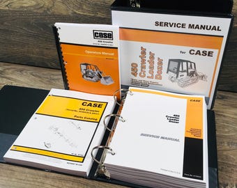 Case 450 Crawler Loader Dozer Service Parts Operators Manual 188 Diesel Engine SN 3040902-After