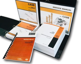 Case 680H Ck Loader Backhoe Service Manual Parts Catalog Operators Owners Set