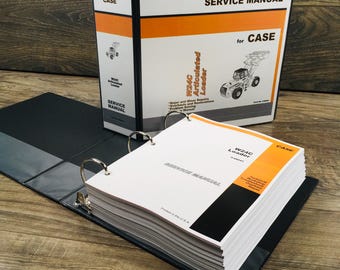 Case W24C Articulated Loader Service Technical Manual Repair Shop In Binder