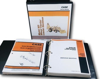 Case W3 420B Wheel Tractor Loader Backhoe Service Repair Manual Parts Catalog