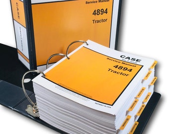 Case 4894 Tractor Technical Service Manual Shop Book Repair Overhaul