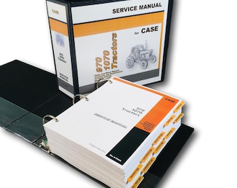 Case 970 1070 Tractors Service Manual Repair Shop Technical Workshop Book
