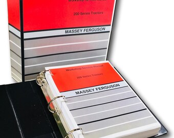 Massey Ferguson 265 275 290 298 Tractor Service Manual Repair Shop Hard Binder