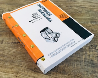 Case 1816 1816B 1816C Uni-Loader Skidsteer Service Repair Manual Technical Shop
