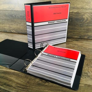 Massey Ferguson 285 Tractor Service Manual Repair Shop Technical Workshop Book