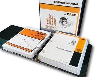 Manuale di assistenza per pale cingolate Case 1450, catalogo ricambi, officina, libro, riparazione
