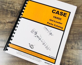 Koffer 1845B Uni-Lader Skid Steer Service Reparatur Werkstatt Handbuch Buch Neu Hard Binder - Österreich