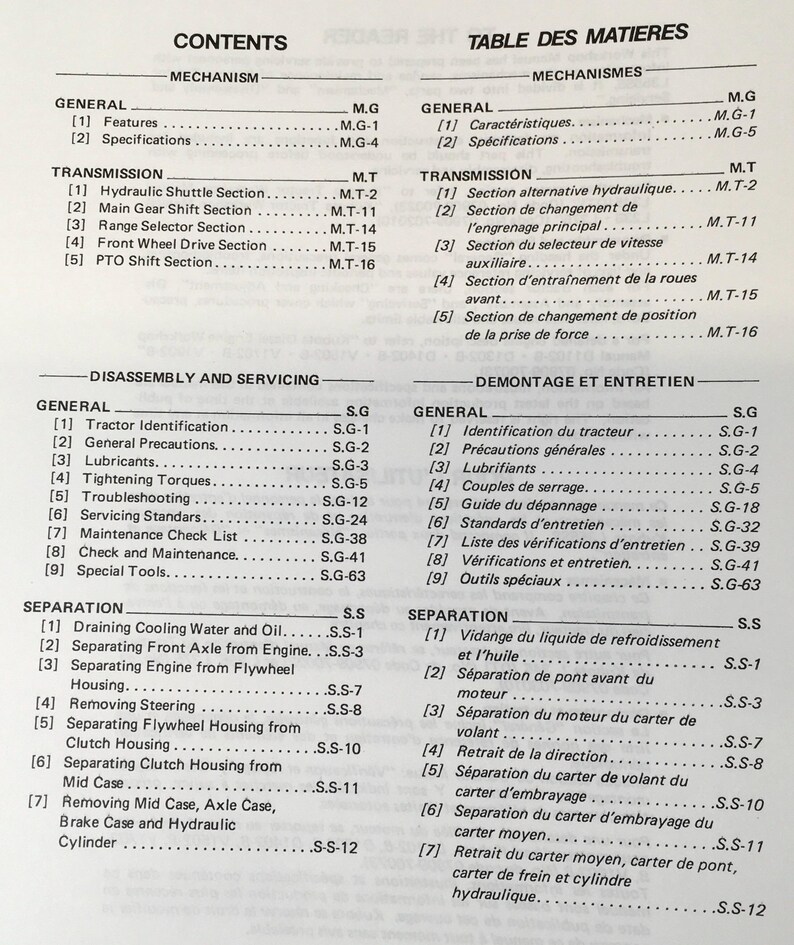 Kubota L355SS Tractor Service Repair Manual – Shop Book, Workshop Overhaul, 255 Pages