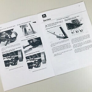Operators Parts Manuals For John Deere 350 450 Sickle Bar Mower Owner Catalog image 10