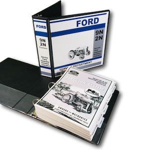 Ford 9N 2N Tractor Master Service Repair Manual Parts Operators Shop Set 836Pgs