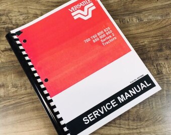 Versatile 700 750 800 825 850 900 950 Series 2 Tractors Service Manual Repair