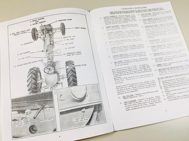 Allis Chalmers D-17 Series IV Tractor Service & Repair Manual Set (1964-1967)