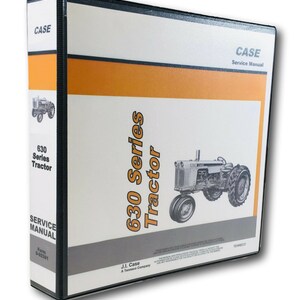 Case 630 Series 631 632 640 641 Tractor Factory Service Repair Shop Manual