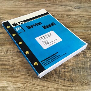 International Dti-466B Diesel Engine Service Repair Shop Manual Dti466B Tractor