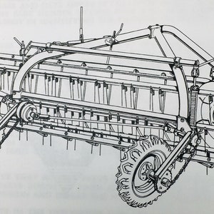 Massey Ferguson 37 Side Delivery Rake Parts Operators Manual Set Owners ...