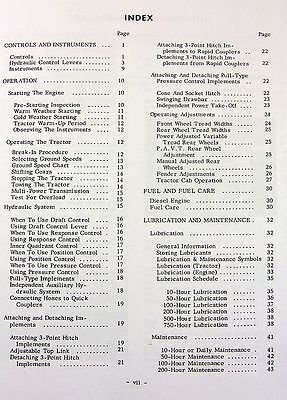 Set Massey Ferguson Mf 1080 Tractor Service Parts Owner