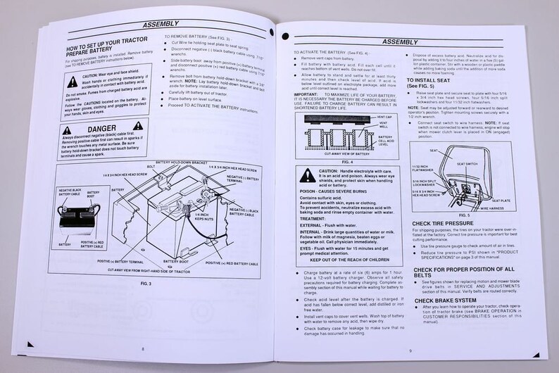 Craftsman 536.255860 Lawn Mower Garden Tractor Owners Operators Parts ...