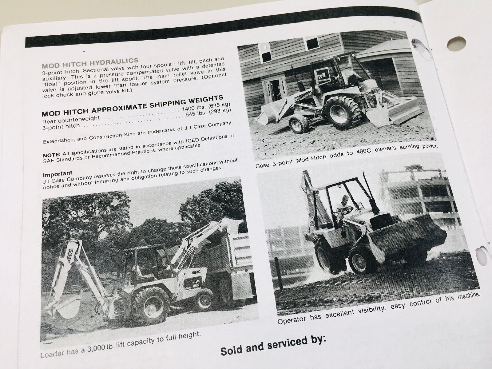 thumbnail image 2 of Case 480C Tractor Loader Backhoe Service & Parts Manual Set – Shop Book (Peaceful Creek) 2 of 5
