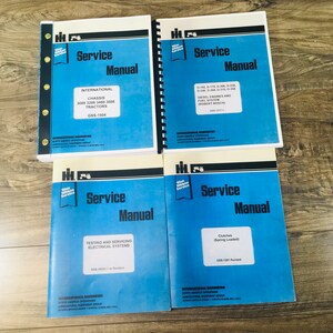 Set International 3088 3288 Tractor Service Manuals Technical Repair Shop