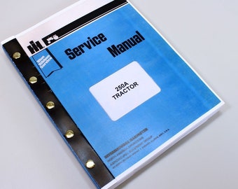 International 250A Tractor Loader Backhoe Service Repair Shop Manual Technical