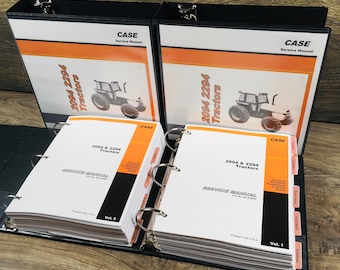 Case 2094 2294 Tractor Service Manual Technical Repair Shop Book Overhaul