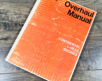 Continental L-Head N56 N62 Engine Motor Service Repair Owners Operators Manual