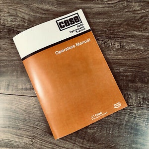 Case 580B 580Ck Series B Hydrostatic Tractor Operators Manual Owners Book