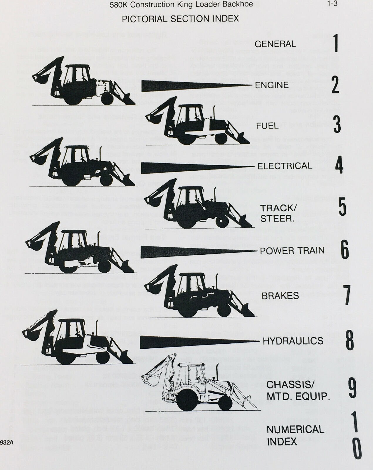 Case 580K Phase Iii 3 Tractor Loader Backhoe Parts Catalog Operators Manual Book