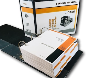 Case 1450B 1455B Crawler Loader Dozer Service Technical Manual Repair In Binder
