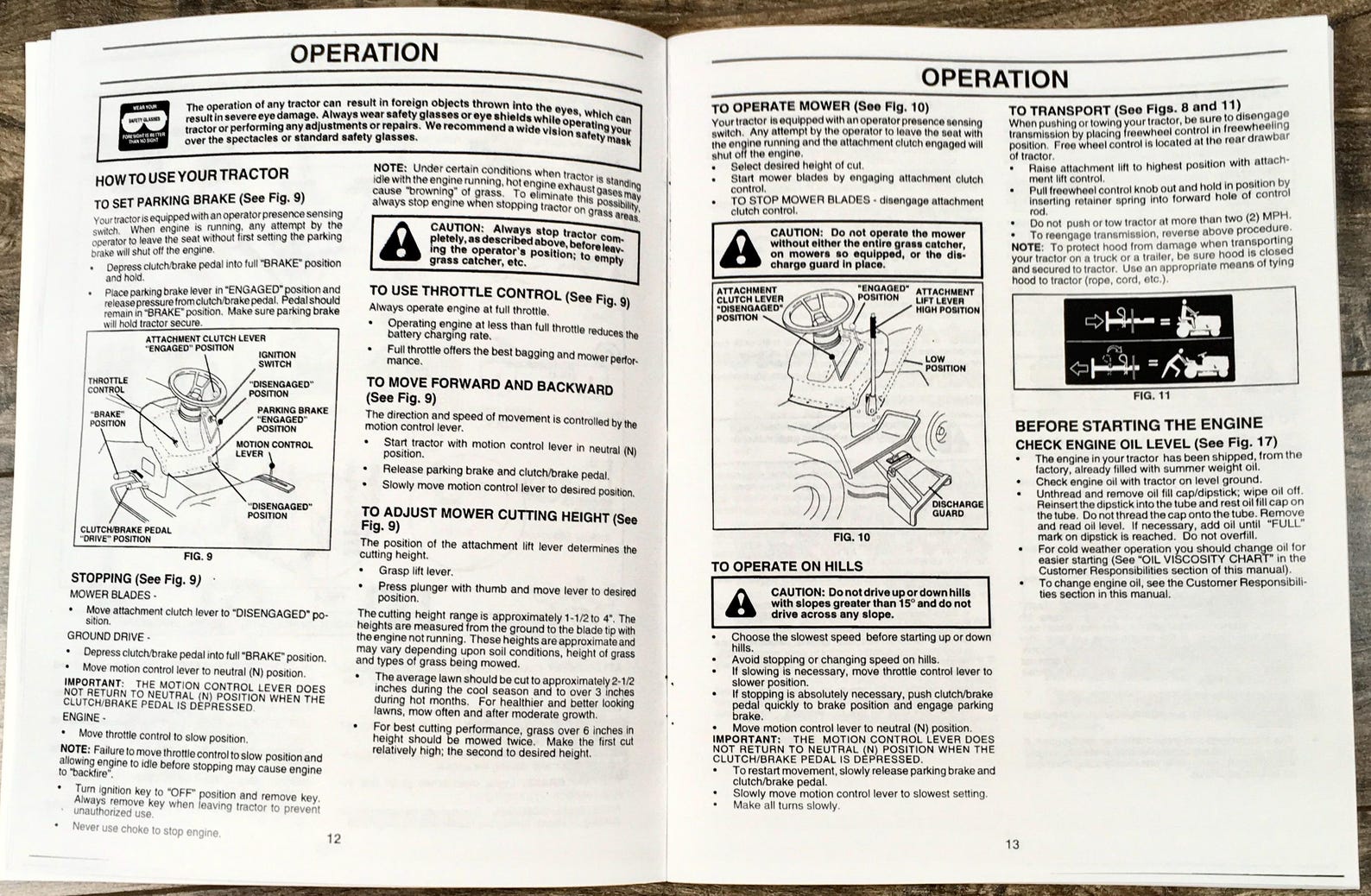 Craftsman 917.259556 Lawn Mower Garden Tractor Owners Operators Parts ...