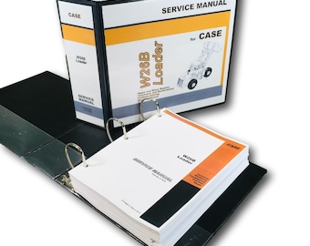Case W26 Series B Wheel Loader Service Technical Manual Repair Payloader W26B