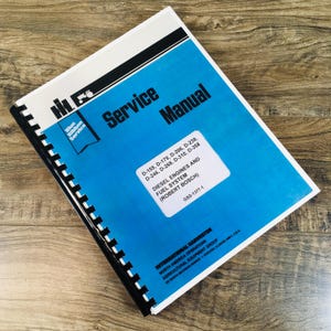 International Diesel Engines D155 D179 D206 Service Repair Shop Manual Ih Engine