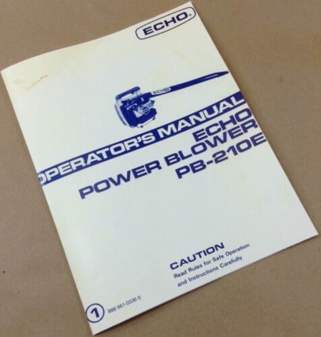 Echo Pb-210e Power Blower Operators Owners Manual Leaf Blower 2 Cycle ...