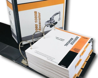 Case 1080 1080B Excavator Service Technical Manual Repair Shop In Binder