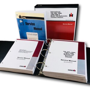 International 766 966 1066 1466 Tractor Service Manual Shop Set Repair Overhaul