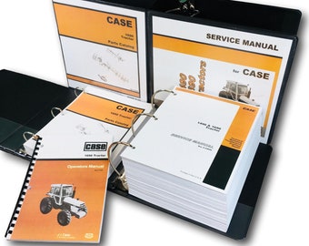 David Brown Case 1690 Tractor Service Manual Parts Catalog Operators Repair Set