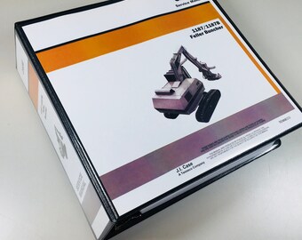 Case 1187 1187B Feller Buncher Service Repair Manual Technical Shop Book