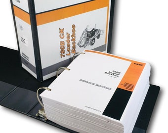 Case 780B Ck Tractor Loader Backhoe Service Technical Manual Repair Shop Binder