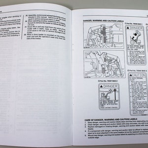 Kubota La211 Front End Loader Operators Maintenance Manual Book - Etsy