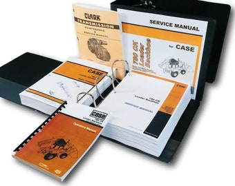 Case 780 Ck Loader Backhoe Service Manual Parts Operators Owners Set 5500550-Up