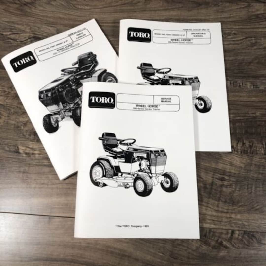 Wheel horse 520h manual hot sale