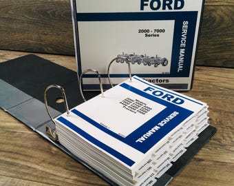 Ford 2000 3000 4000 5000 7000 Series Tractor Service Repair Manual Shop Book Ovh